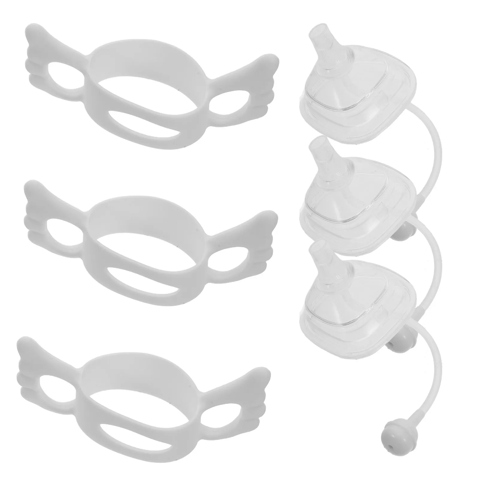 

Набор для переоборудования детских бутылочек в поильники: силиконовые ручки-накладки, съемные держатели для кормления младенцев