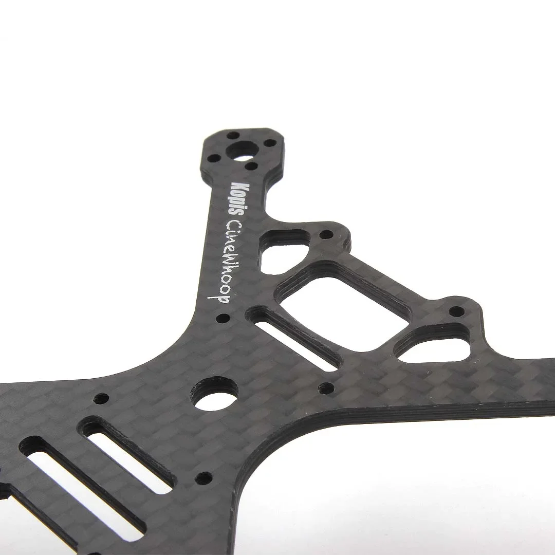 Holybro Kopis Cinewhoop 2,5 "Repuestos de marco FPV-placa inferior de fibra de carbono, protector de hélice para reemplazo de drones FPV Cinewhoop
