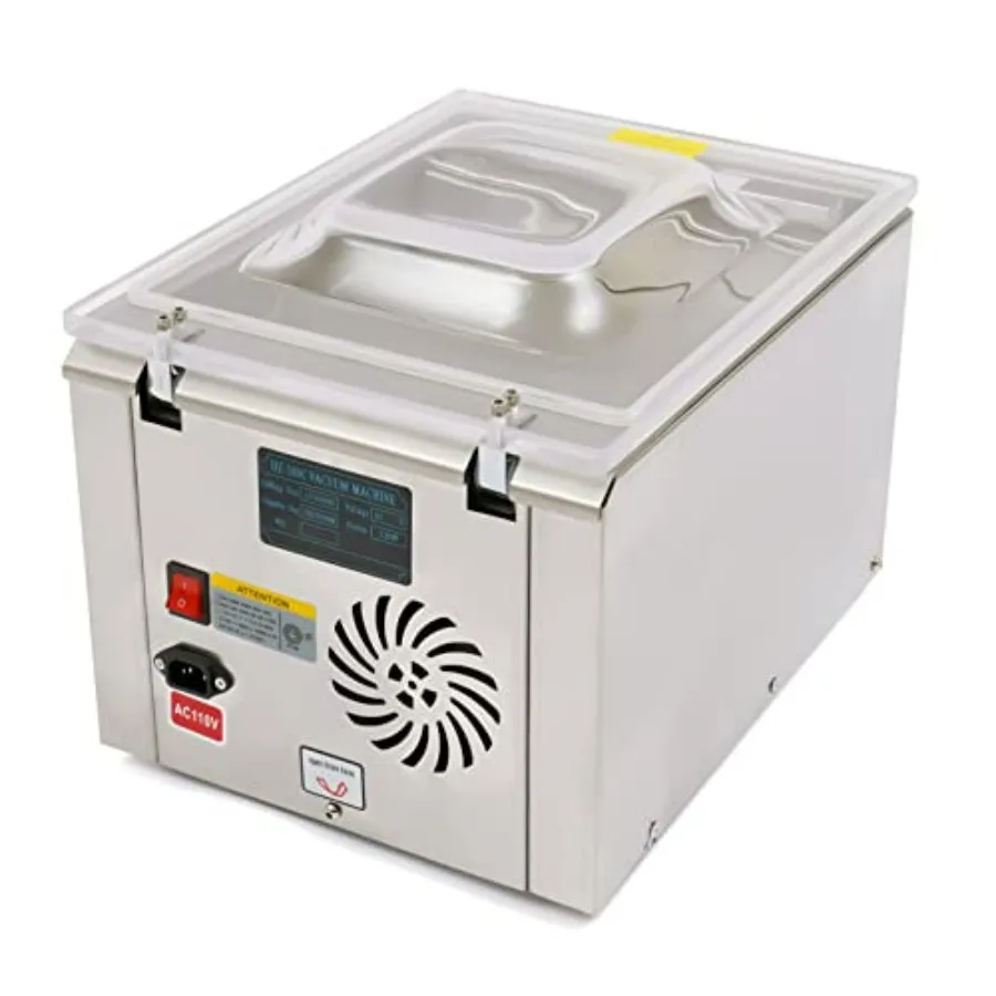 22 ماكينة سد الفراغات لخرفة طعام المطبخ التجارية الأوتوماتيكية مع شاشة ديجيتال 110 فولت نموذج سطح المكتب للأغذية طويلة الأمد Pr