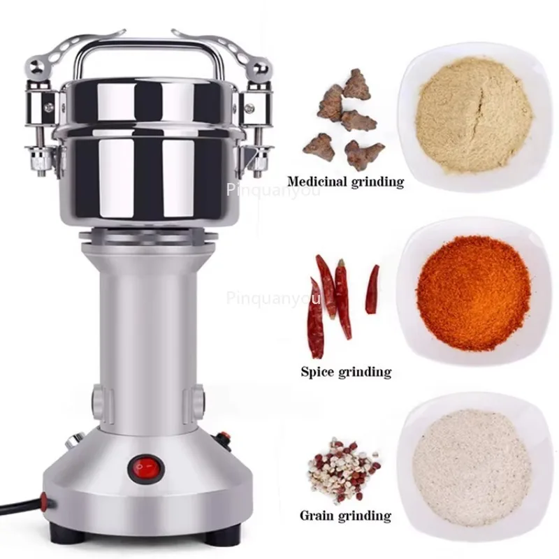

New Electric Spice and Flour Grinder for Food Processing with Pump Engine Gearbox Core Components