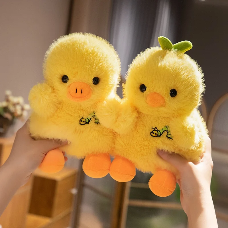 20/30cm Cute Yellow Chick Plush Toy Yellow Duck Plushies Doll Soft Stuffed Animal Chicken Toys Gift for Kids Children Home Decor