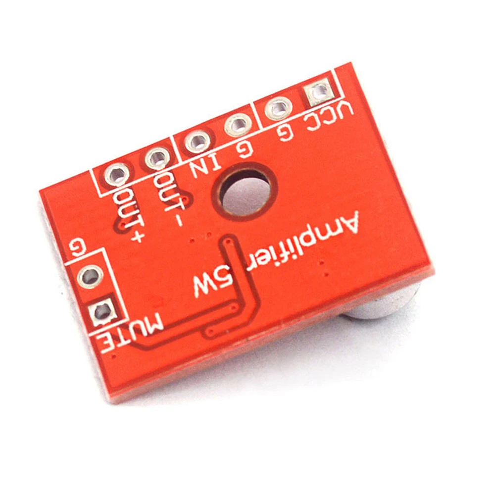 Mini Digital Audio Power Amplifier Board, XS9871, Módulo, Mono, DIY, Class AB, DC, 5V, 5V