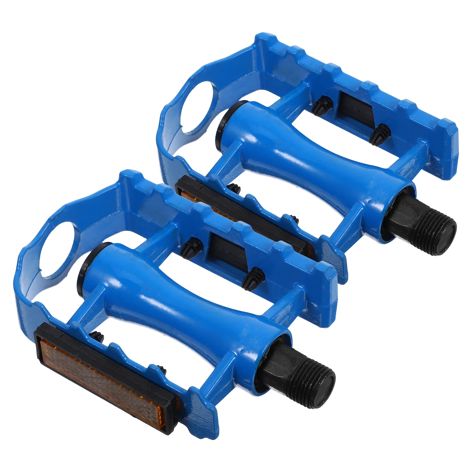 

1 Pair Aluminum Alloy Mountain Bike Blue Anti-Slip Spikes Reflective Stripe For Road Fixed Gear Bicycle Cycling Accessory
