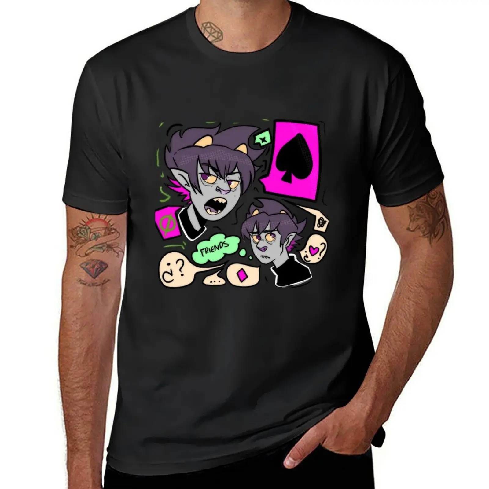 KARKAT VANTAS T-Shirt graphics anime plain white t shirts men