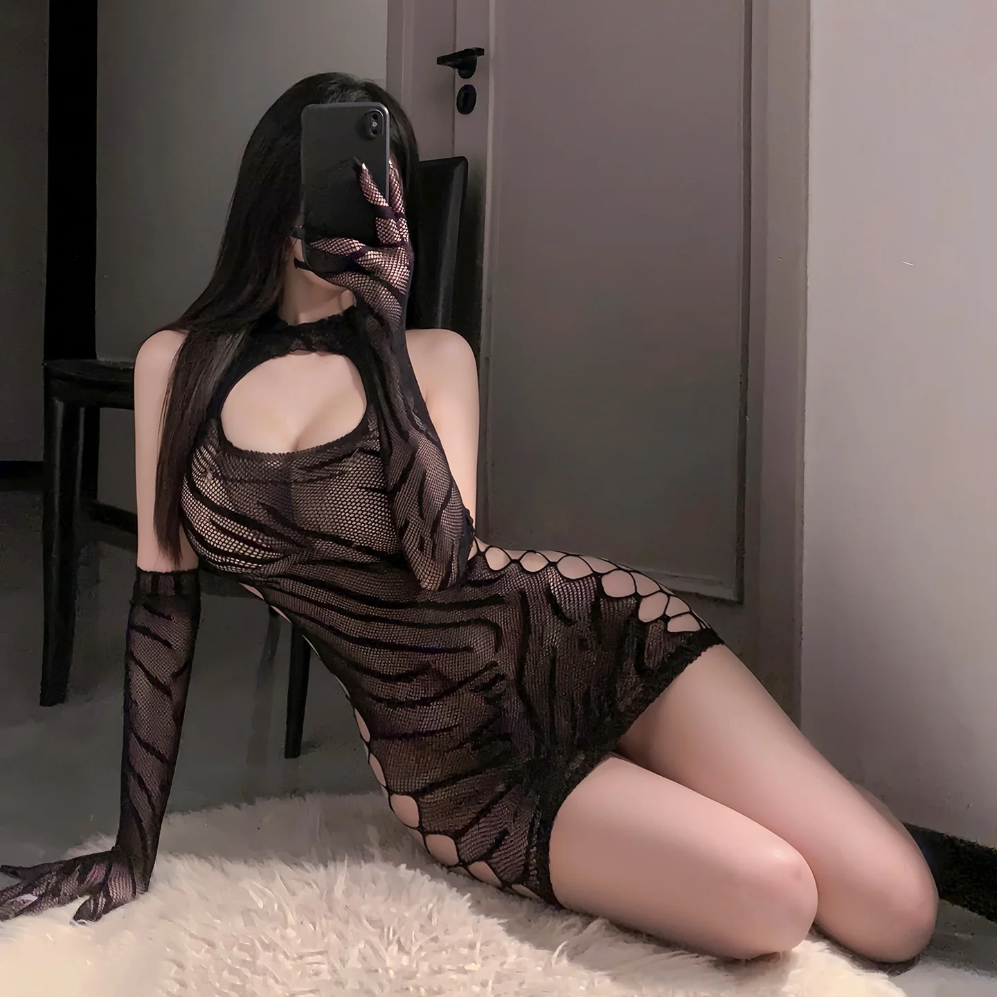 Lism genuíno sexy trajes mulher quente lingerie tatting lism feminino sólido ursinhos exóticos bodysuits coscostume