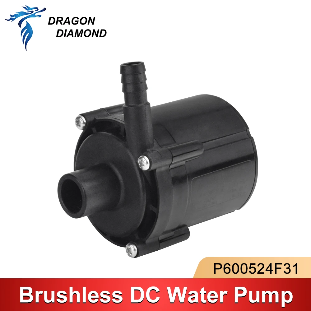 Bezszczotkowa pompa wody DC DC24V silnik bezszczotkowy 48W przepływie 20l/Min 11m mała pompa wody P600524F31 do grawerowania laserowa pompa chłodnicza