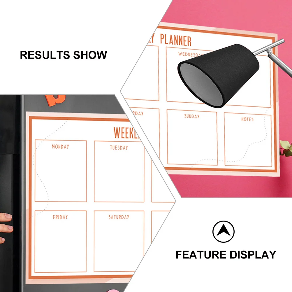 

1 set 1 Set Whiteboard Sticker Dry Erase Weekly Planner For Home Office Kids Classroom Wall Mount Pasteable Surface With Markers