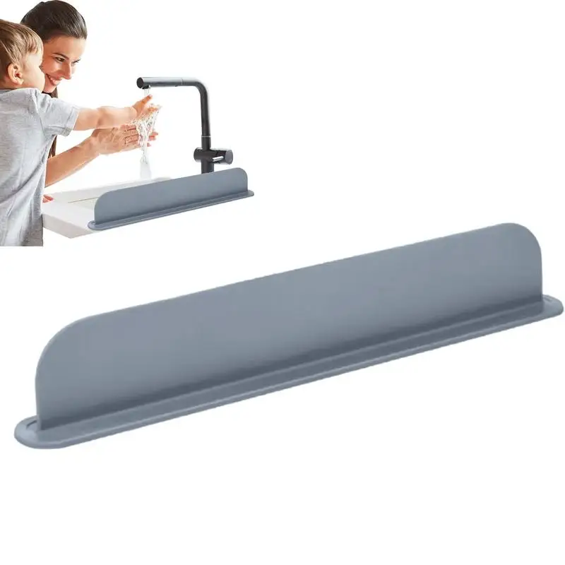 Basin Sink Water Splash Guard Kitchen Bathroom Splashproof Baffle Board With Sucker Waterproof Board Dish Fruit Vegetable