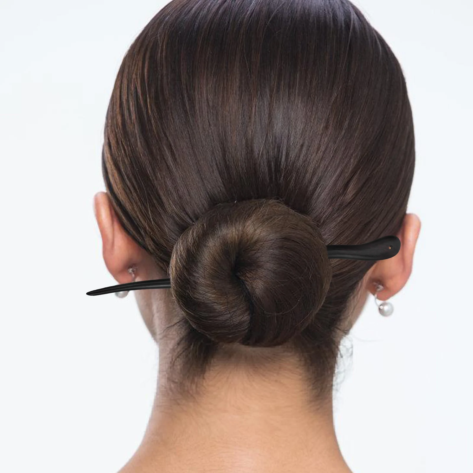 

2pcs Wood Hairpin Retro Vintage Women Wood Chopsticks Smooth Chignon Hairpin Shining DIY Hairstyle Accessories