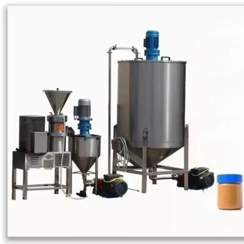 Industrial Colloid Mill Tomato Sauce Tahini Grinder Machine Sesame Peanut Butter Making Machine Production Line Price customized