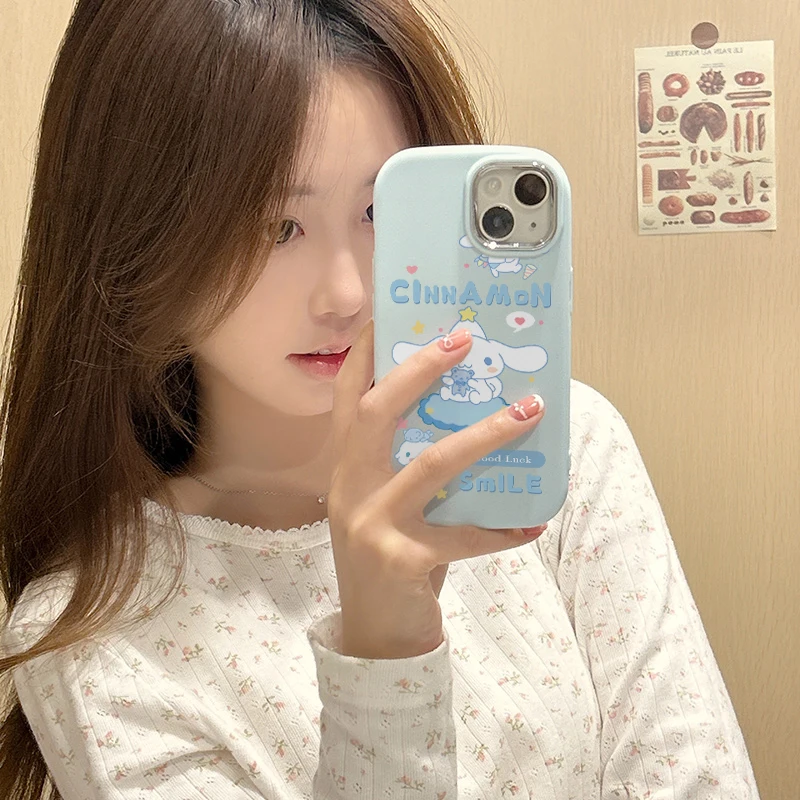 Sanrio Kuromi Cinnamoroll Phone Case For Samsung Galaxy S24 S23 S22 S21 S20 Ultra Plus FE 4G 5G Shockproof Soft Silicone Cover