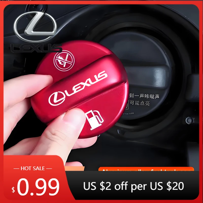 

Interior Stickers Aluminum Alloy Fuel Tank Cap Car Fuel Tank Cover Accessories For Lexus FSPORT GS GX IS LS LX CT LC RC LBX NX R