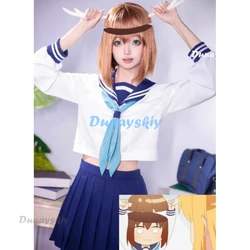 Noko Shikanoko Cosplay Costume Wig Anime My Deer Friend Nokotan Dress School Uniform JK Sailor Skirt Headwear Torako Koshi Women