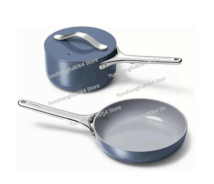 

Mini Frying Pan + Pan Non-stick Ceramic Coating Non-toxic and Environmentally Friendly