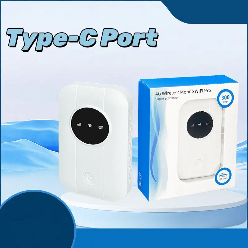 2025 Wireless Portable Mobile WiFi Pocket 4G Mobile 4/5G Mobil Wi-Fi Router Tragbares 4G WiFi Router Set