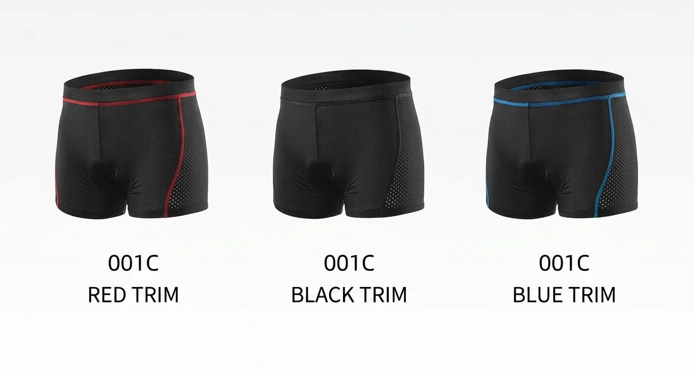 Direktverkauf ab Werk: Gepolsterte Fahrradshorts für Männer und Frauen, atmungsaktive 3D-Gel stoßfeste Fahrradunterhose, MTB-Straßenshorts auf Lager. – Detail 15