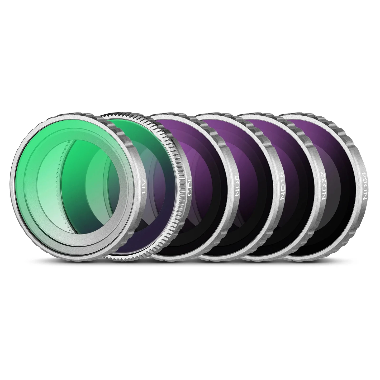 

NEEWER ND Filter Kit Compatible with Insta360 GO 3S UV+CPL+ND8+ND16+ND32+ND64 Filters Action Camera Accessories