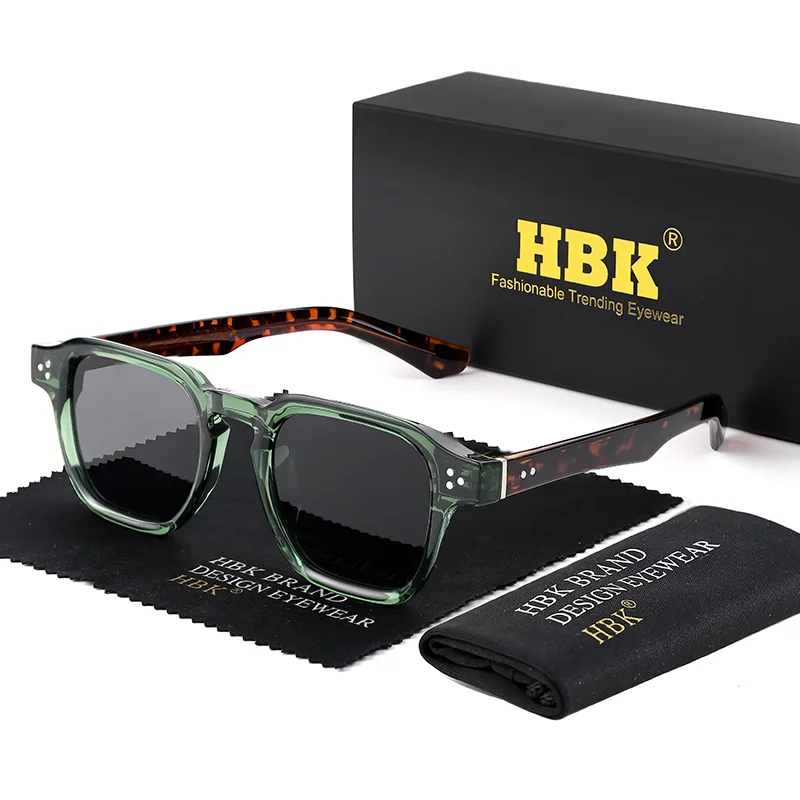 HBK Fashion Punk-Sonnenbrille für Herren, klassische quadratische Sonnenbrille, für Outdoor-Sport, Party, Urlaub, Reisen, Fahren, Angeln – Detail 1