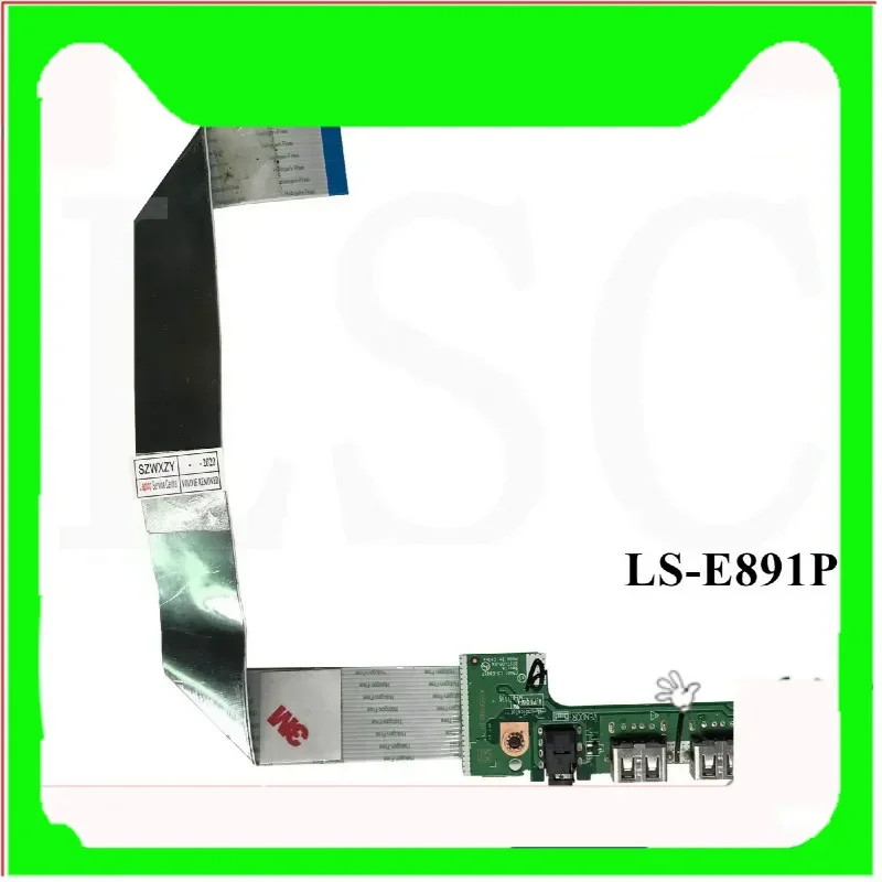 LSC original for Acer Aspire A515-51 A515-51G laptop audio USB IO board with cable c5v01 LS-E891P