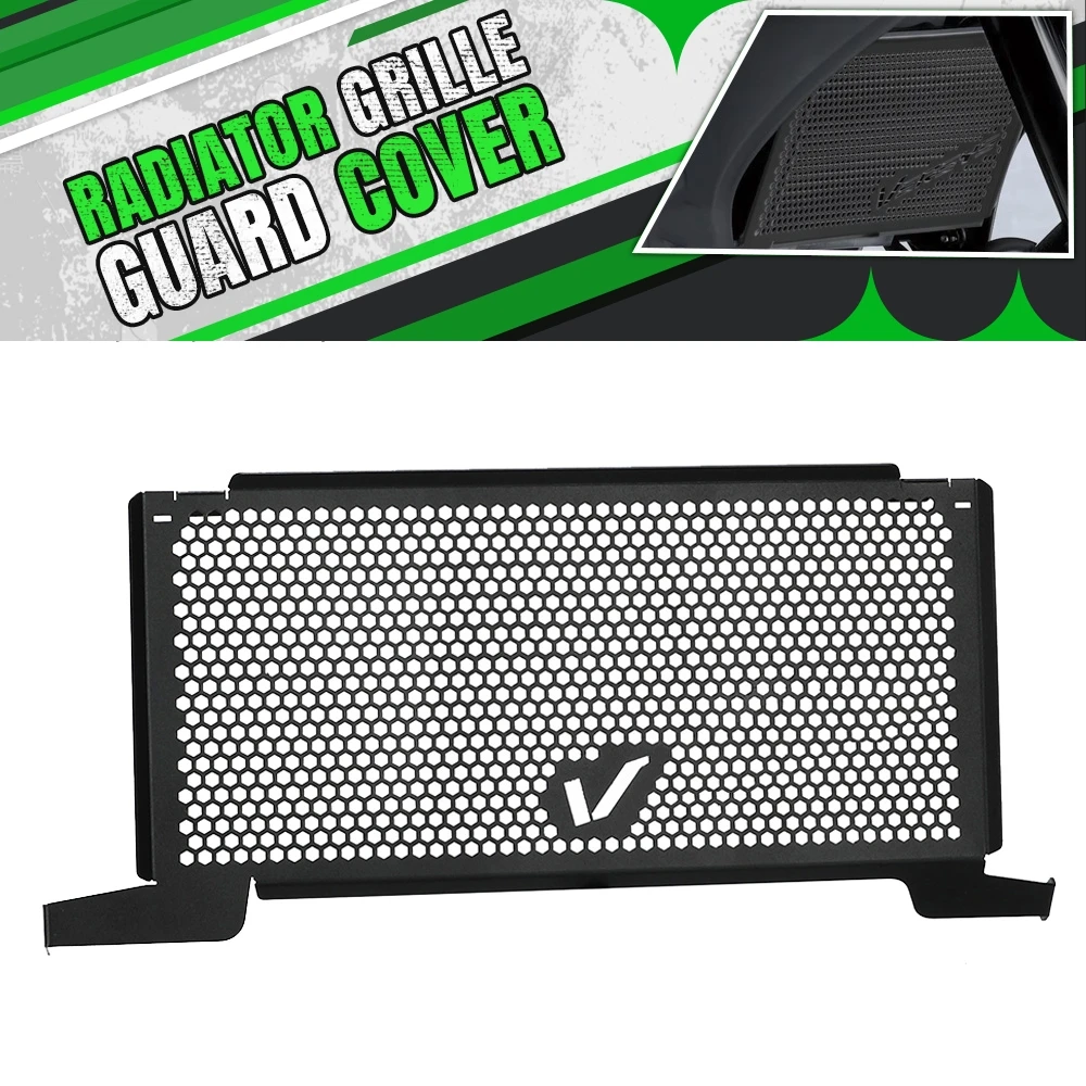 

Radiator Guard Protector Oil Cooler Cover FOR KAWASAKI KLE650 VERSYS 650 ABS 2015 2016 2017 2018 2019 2020 2021 2022 2023 2024