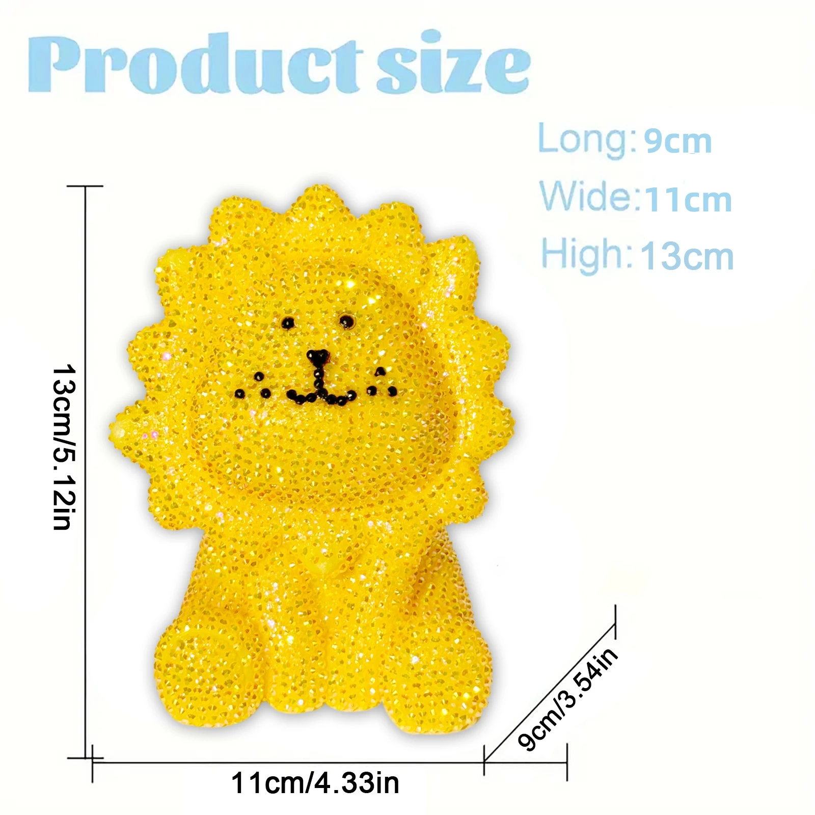 DIY Diamond Painting  King Lion Night Light Sparkling Diamond Embroidery Kits Children Bedroom bedside Ornaments