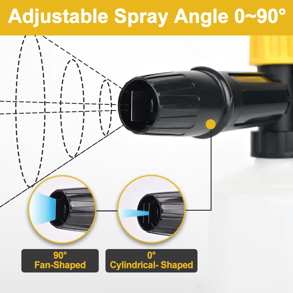 Car Washer Snow Foam Lance Foam Generator Soap Foamer Car Foam Wash Sprayer Foam Gun Nozzle Maker for Bosch High Pressure Washer view 2
