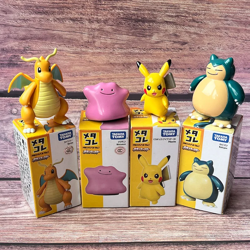 

Pokemon Alloy Figure Collection - Pikachu/Dragonite/Snorlax/Ditto Metallic Statue