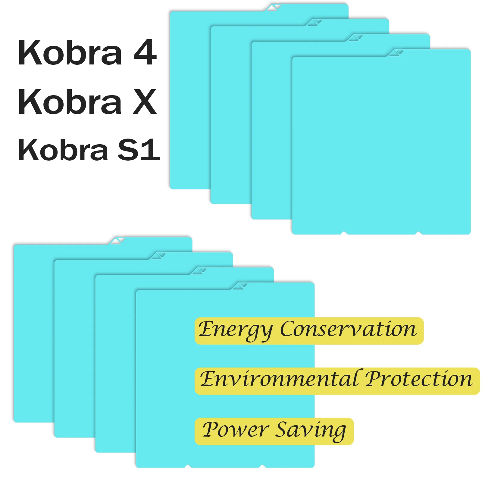 Kühlplatte für den Anycubic Kobra 4 Drucker, neu auf dem Markt, für beidseitiges Drucken, Anycubic Kobra X K4 KX S1, Druckplattform, 3D-Drucker-Ersatzteile.