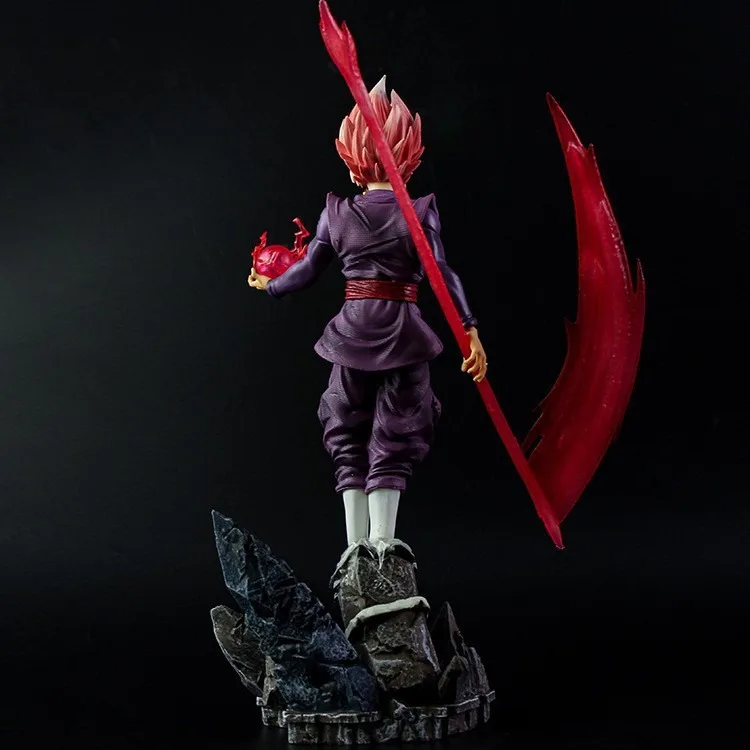 Dragon Ball Zamasu Goku Black Rose Scythe Anime Action Figure Pvc Model Statue Desktop Decor Collectible Figurine For Anime Fans view 3
