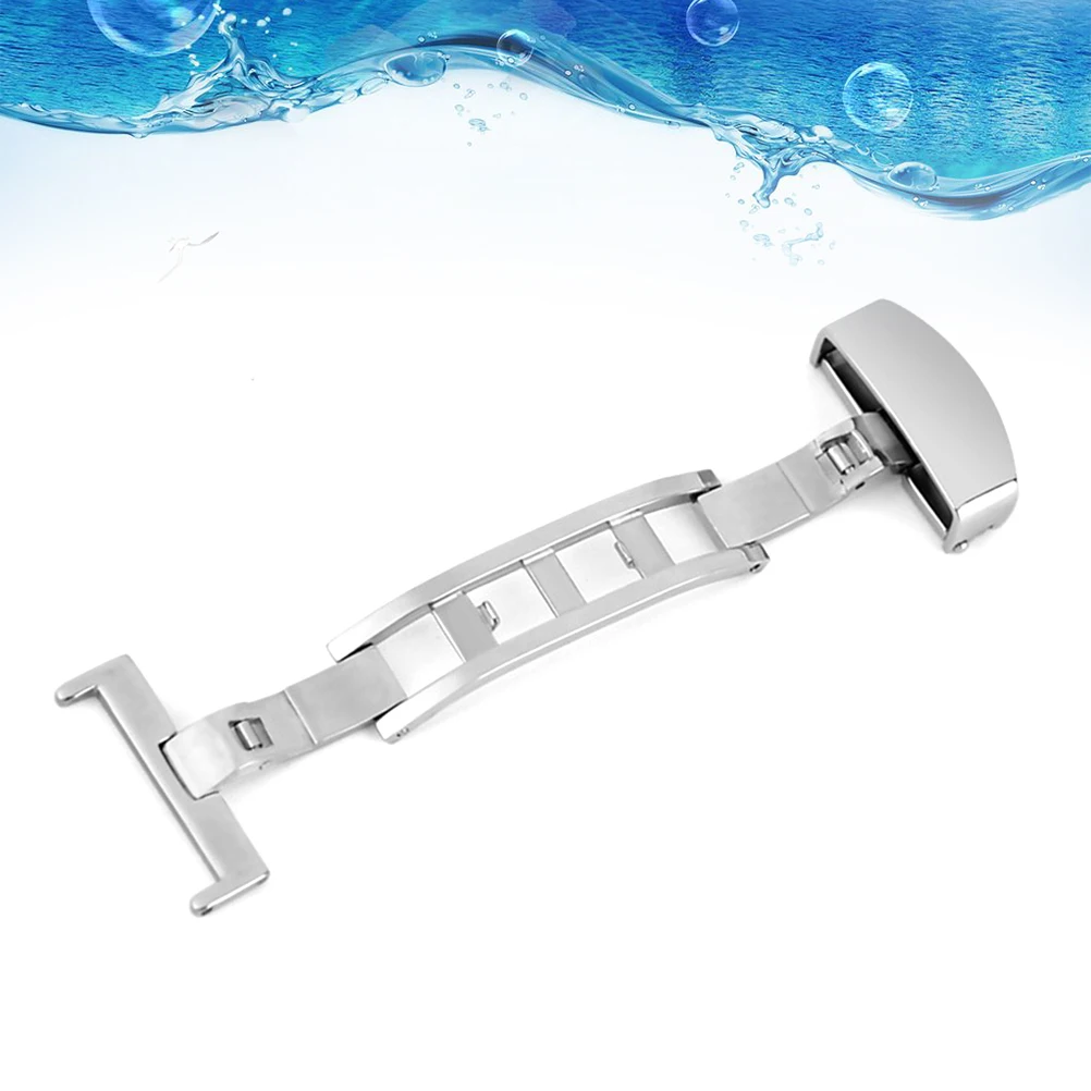 

Stainless Steel Watchband 18mm Single Buckle Clasp Compatible Elegant For Men Women Luxury Watch Accessories Premium Quality