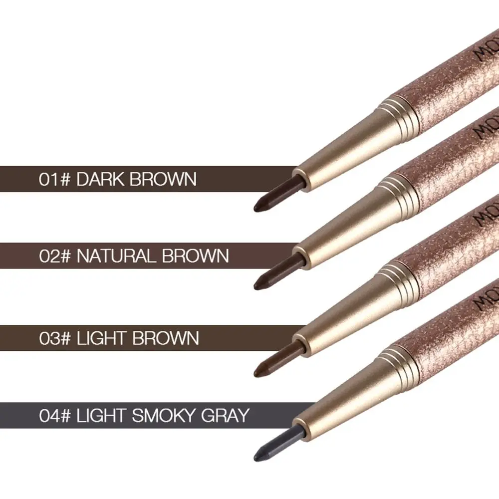 Fashion 4 Colors NOVO Eyebrow Pencil Longlasting Waterproof EyeBrow Template Kit Natural Professional Eye Makeup Tool