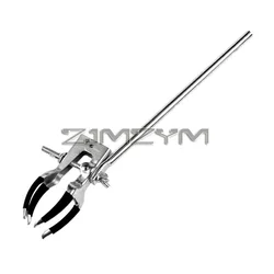 Multi-Purpose Clip Four-Claw Clip 4 Prong Multipurpose Extension Clamp Lab Clamp with Rod Universal Lab Accessory