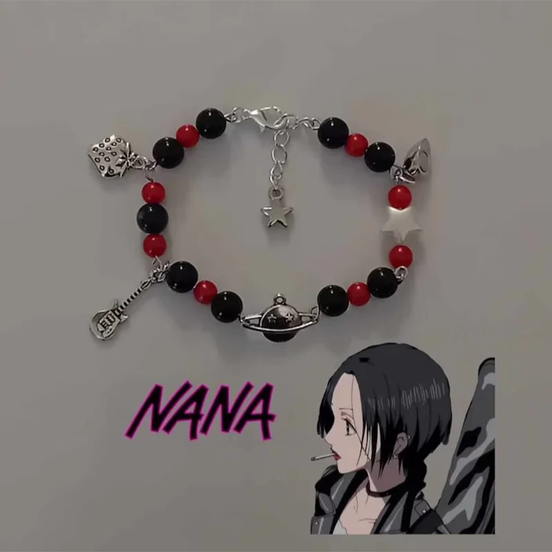 handmade Nana Hachi matching bracelets Y2K jewelry