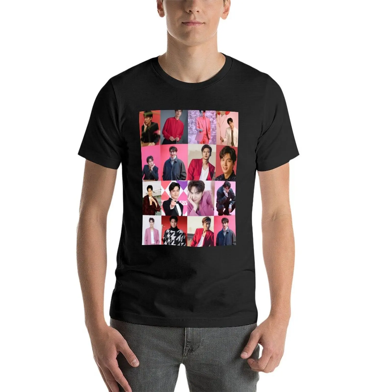 lee min ho T-Shirt vintage clothes tops kawaii clothes animal prinfor boys mens workout shirts image 4