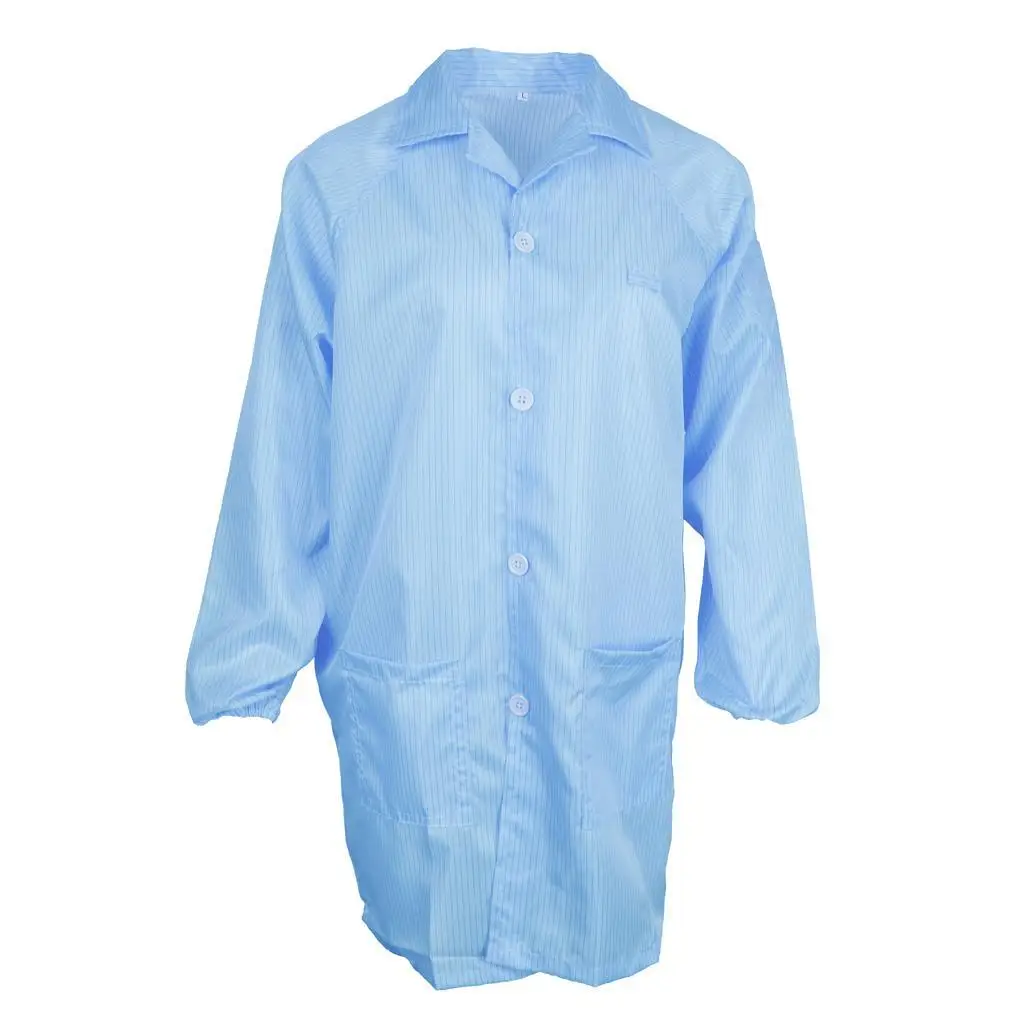 Unisex ESD-Safe Anti-Static Premium Lab Jacket Coat Clothing