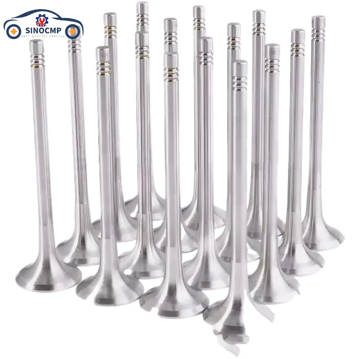 

SINOCMP 16PCS Engine Intake & Exhaust Exhaust Valves For VW AUDI 1.4 TSI CAV CTH CNW CTK CTH EA111 Parts Engine Rebuild Kit