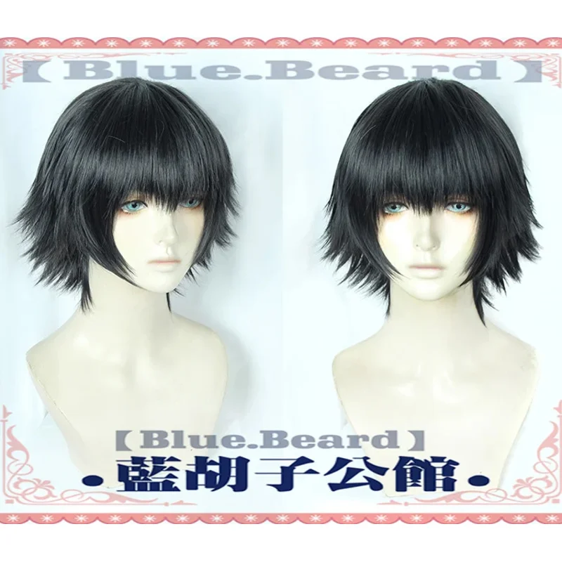 sisi 2233Vitale V Nero Dante Vergil Mary Lady Nicoletta Goldstein Nikoretta مقاومة للحرارة الشعر تأثيري حلي الباروكات + غطاء شعر مستعار