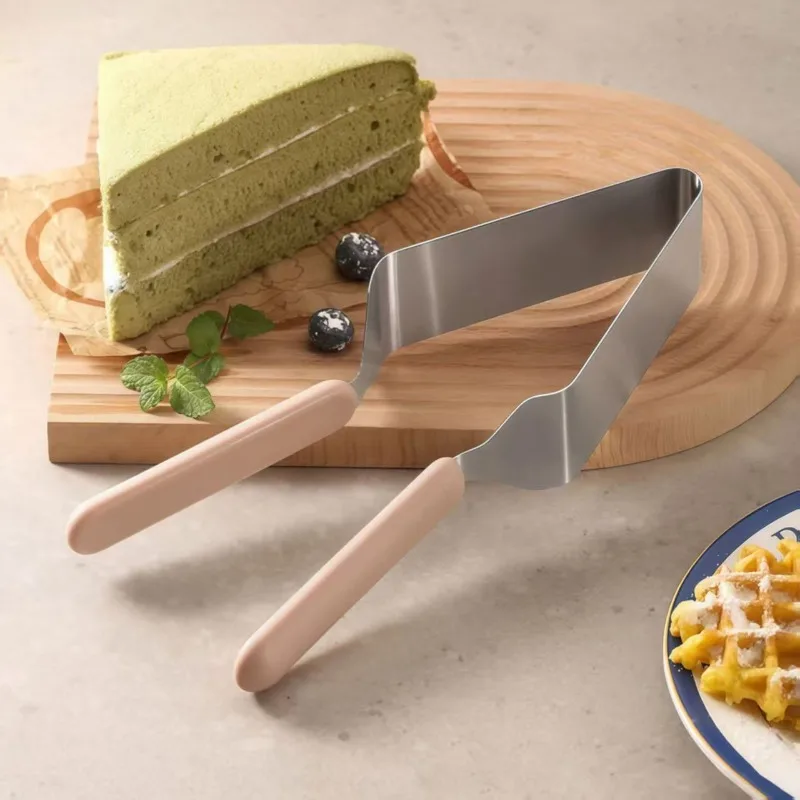Triangular Stainless Steel Cutter Birthday Cake Slicer Cutter Dessert Shop Cutter Fudge Dessert Slicing Processing Kitchen Tools