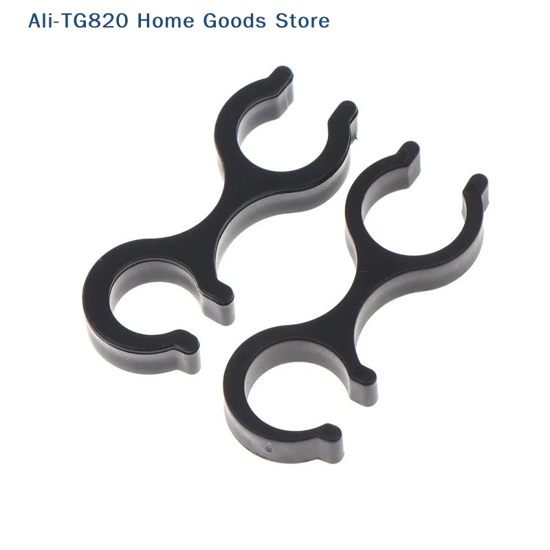 [TG820]4Pcs Trekking Pole Clips Compatible Quick Release ABS 8-Shape Holder For Backpacks Hiking Ski Poles Storage Attachments