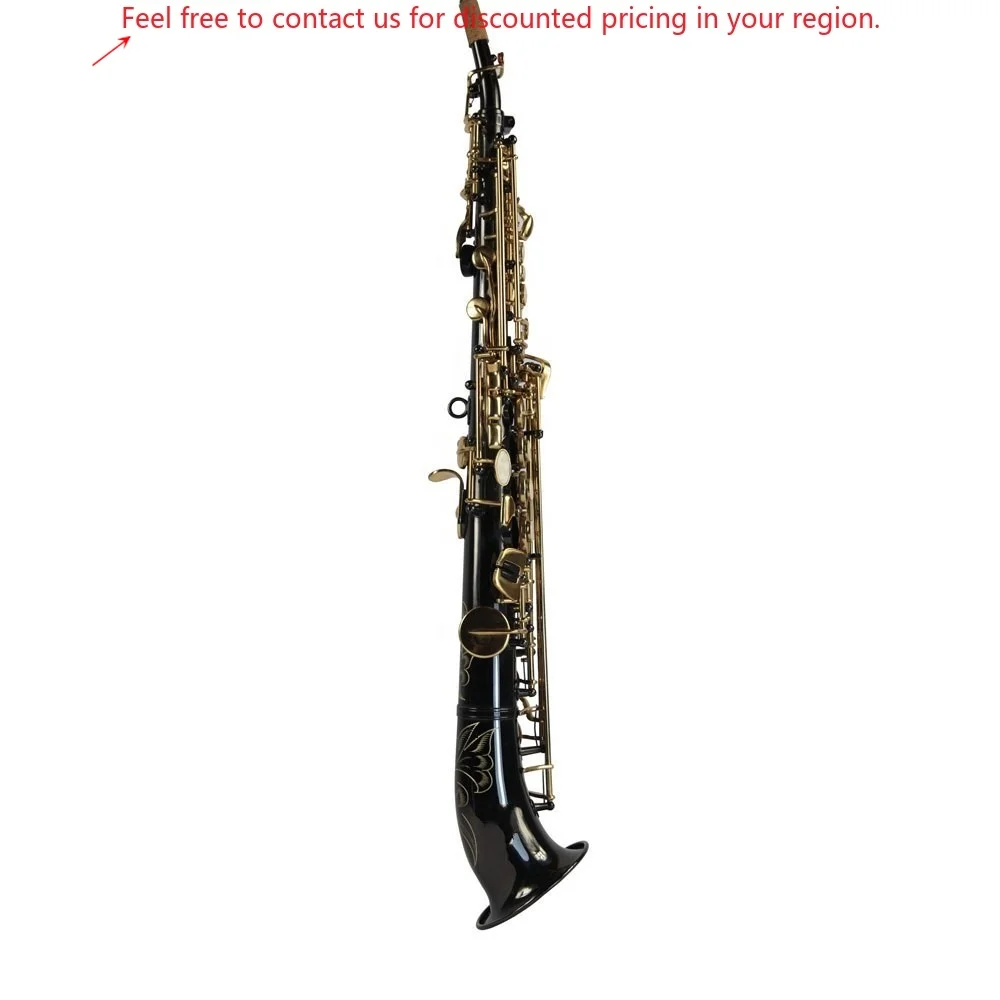 

Hot Sale Black Body Colored Soprano Saxophone Price