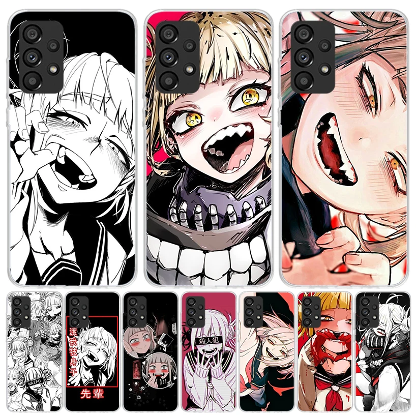 Himiko Toga Waifu Anime My Hero Case Phone Cover for Samsung Galaxy A15 A14 A13 A12 A55 A54 A53 A52 A35 A34 A33 A32 A25 A24 A23