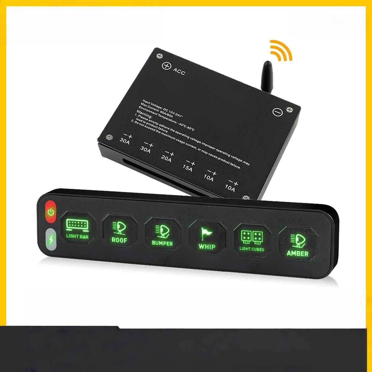 

Off road vehicle 6-key control panel spotlight modification 6-way switch Off road vehicle 6-way switch