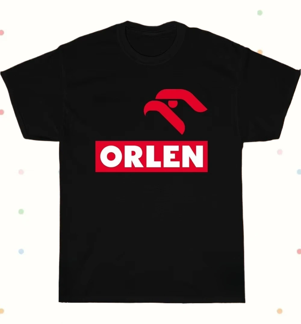 

Футболка Orlen для мужчин и женщин, хлопковые футболки с коротким рукавом, винтажные летние топы в стиле хип-хоп, трендовая брендовая футболка, мужская одежда, уличная одежда