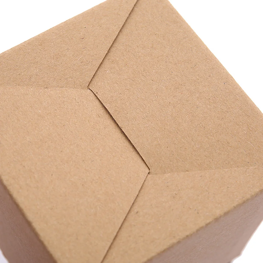 

10 Pcs Kraft Paper Box Boxes Gift Cardboard Packaging Package Tissue for Shipping Medium Moving Small Container Carton