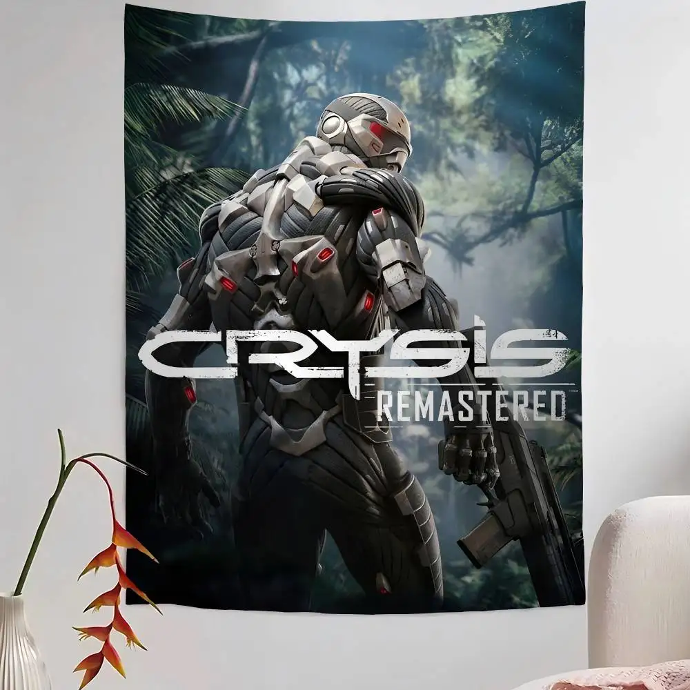 لعبة C-Crysis Art أنيمي نسيج الفن الخيال العلمي غرفة ديكور المنزل جدار ديكور فني #6