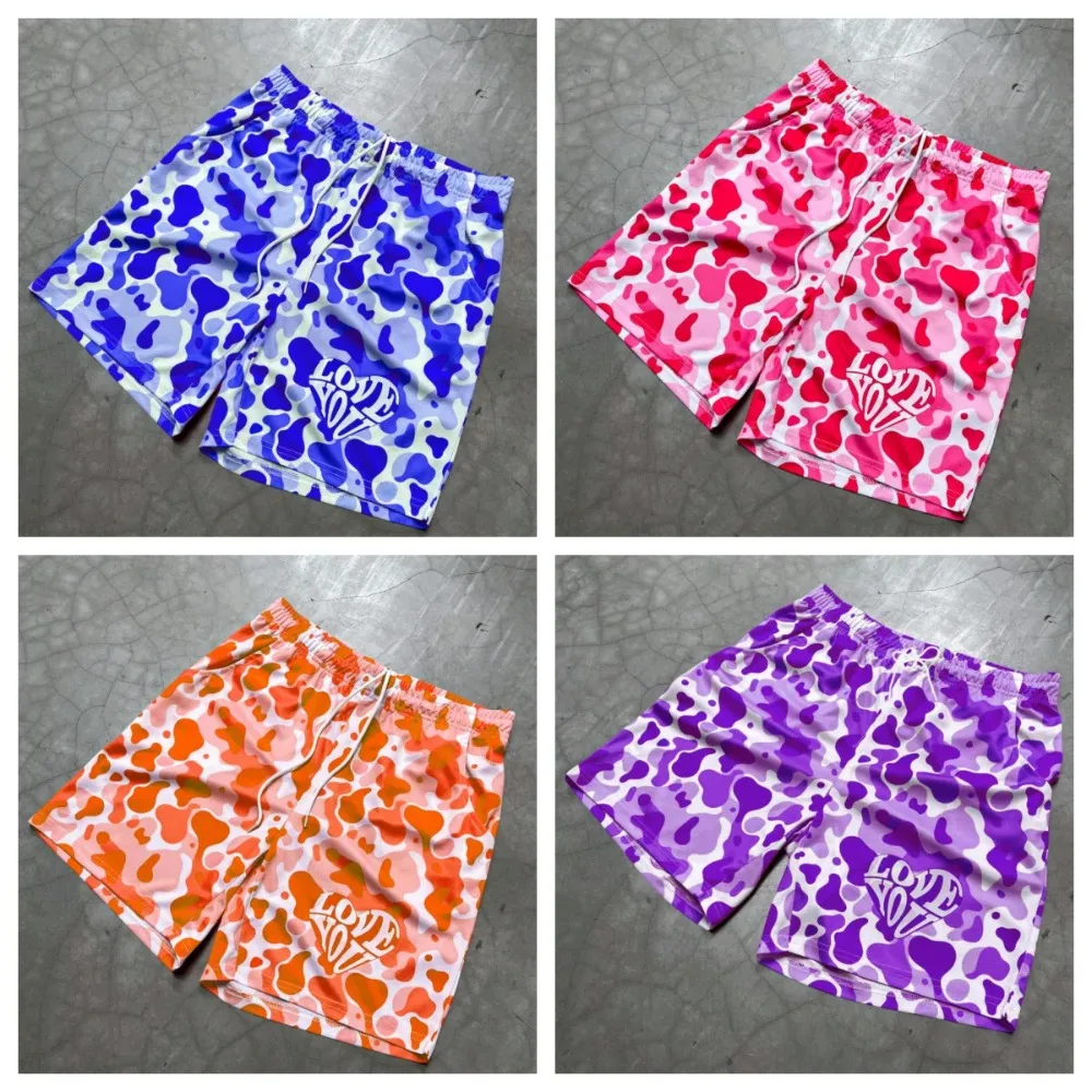 

Summer Hot-selling 3D Printed Shorts Quick-drying Sweat-absorbing Sports Beach Vacation Shorts 2025 New Fashion Street Moto