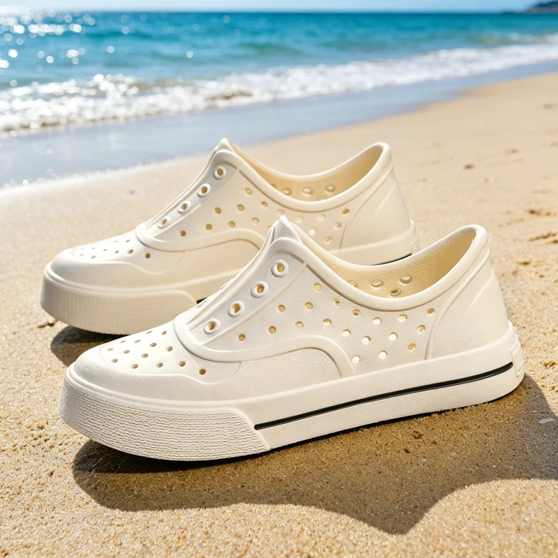 รองเท้าชายหาดคู่ พื้นรองเท้าหน - Men Shoes On Cloud บทวิจารณ์และราคา