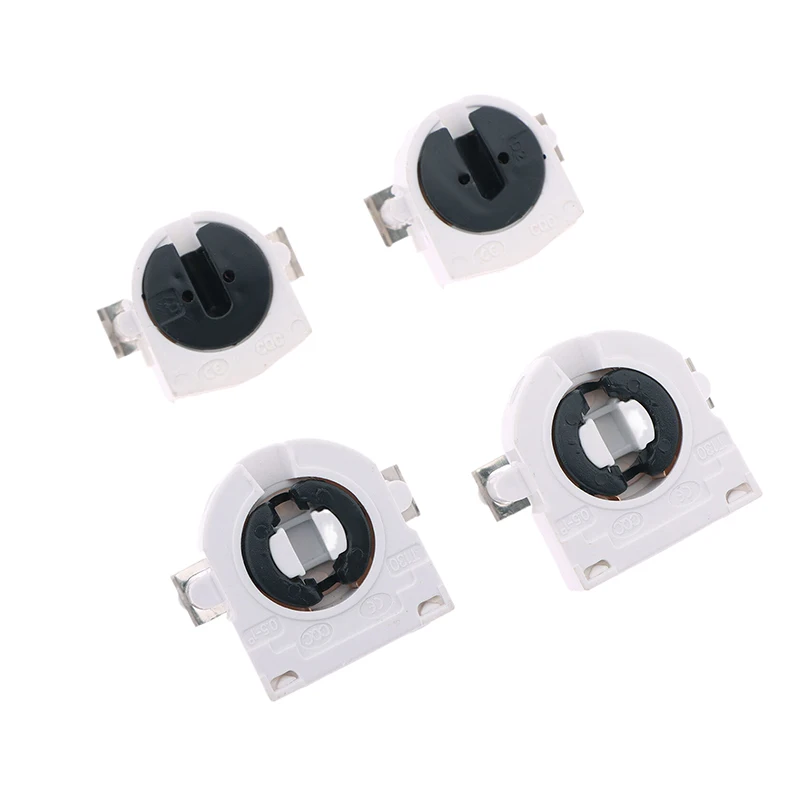 5Pcs T5 T8 Fluorescent Light Holder G5 G13 Base Non-Shunted Heat-Resistant Lamp Socket AC 500V 2A For LED Fluorescent Light Tube