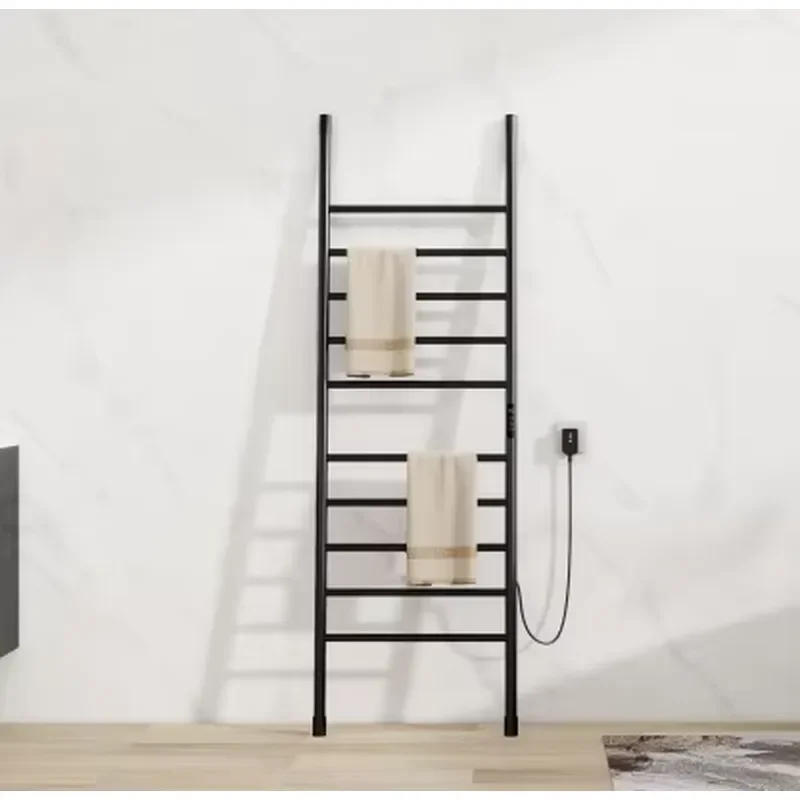 Electric Heated Towel Rail Bathroom Warmer Rack with Temp Control Modern Designer Radiator for Home Spa Heating Dryer Set