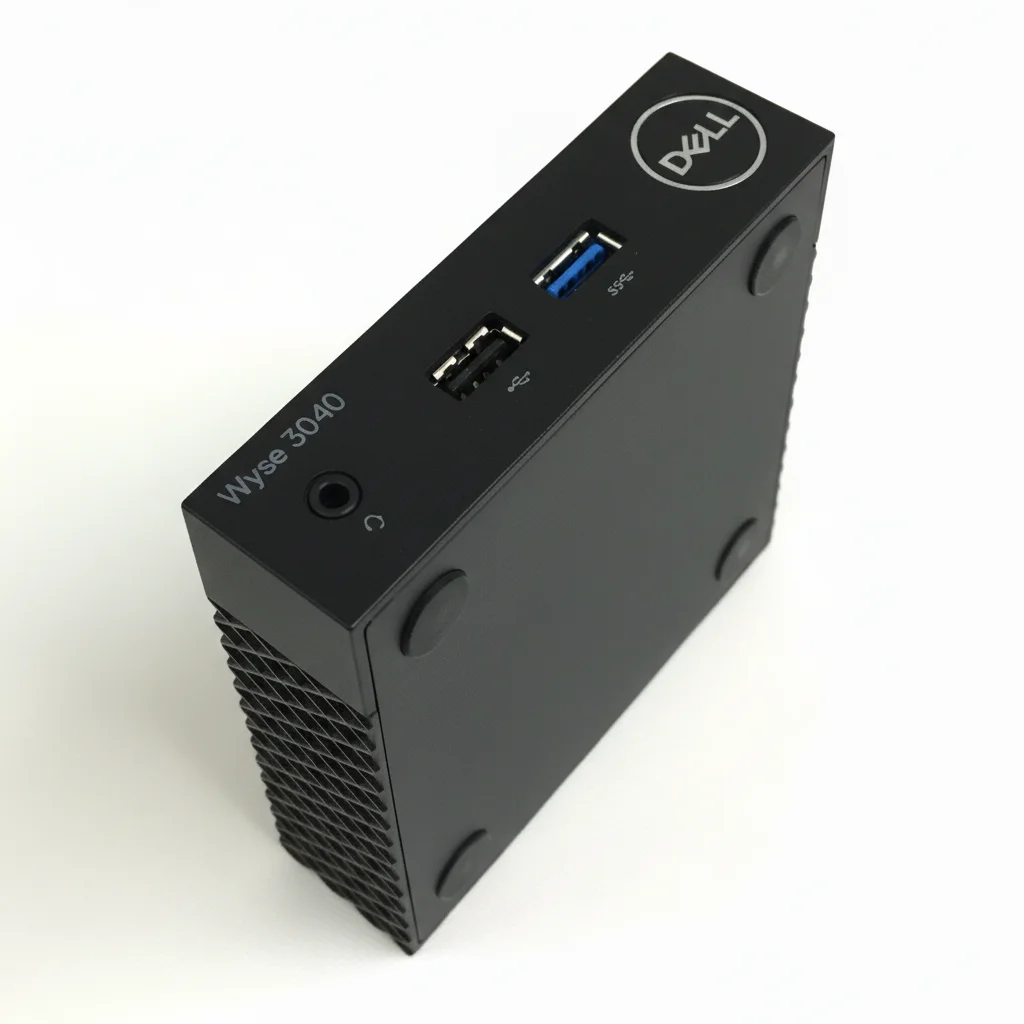 Тонкий клиент Wyse 3040 — Intel Atom X5 14 ГГц — 2 ГБ оперативной памяти DDR3 — 8 ГБ Emmc SSD — Wlan Thinos — черный — в употреблении — как новый